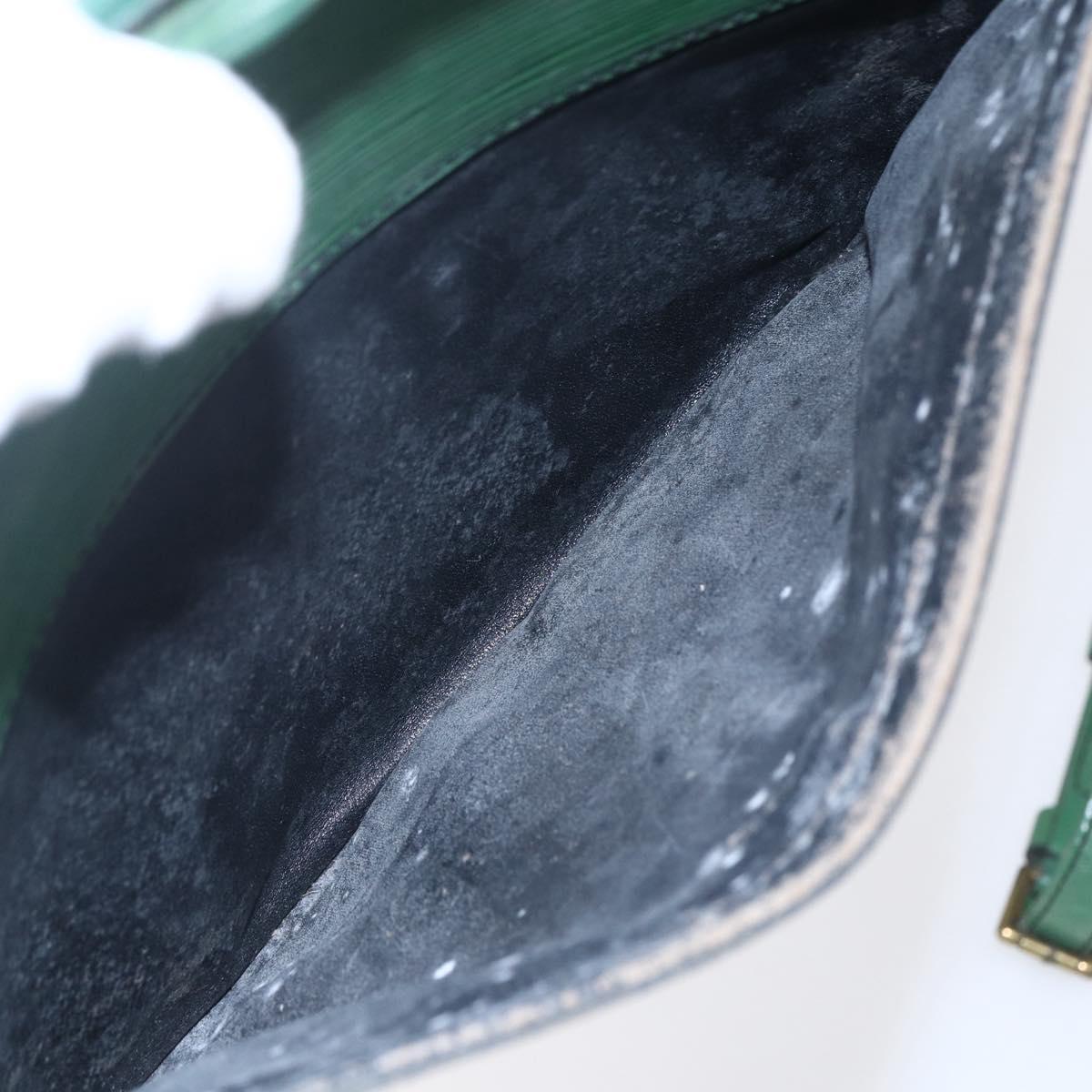 LOUIS VUITTON Epi Jeune Fille MM Shoulder Bag Green M52154 LV Auth ka206