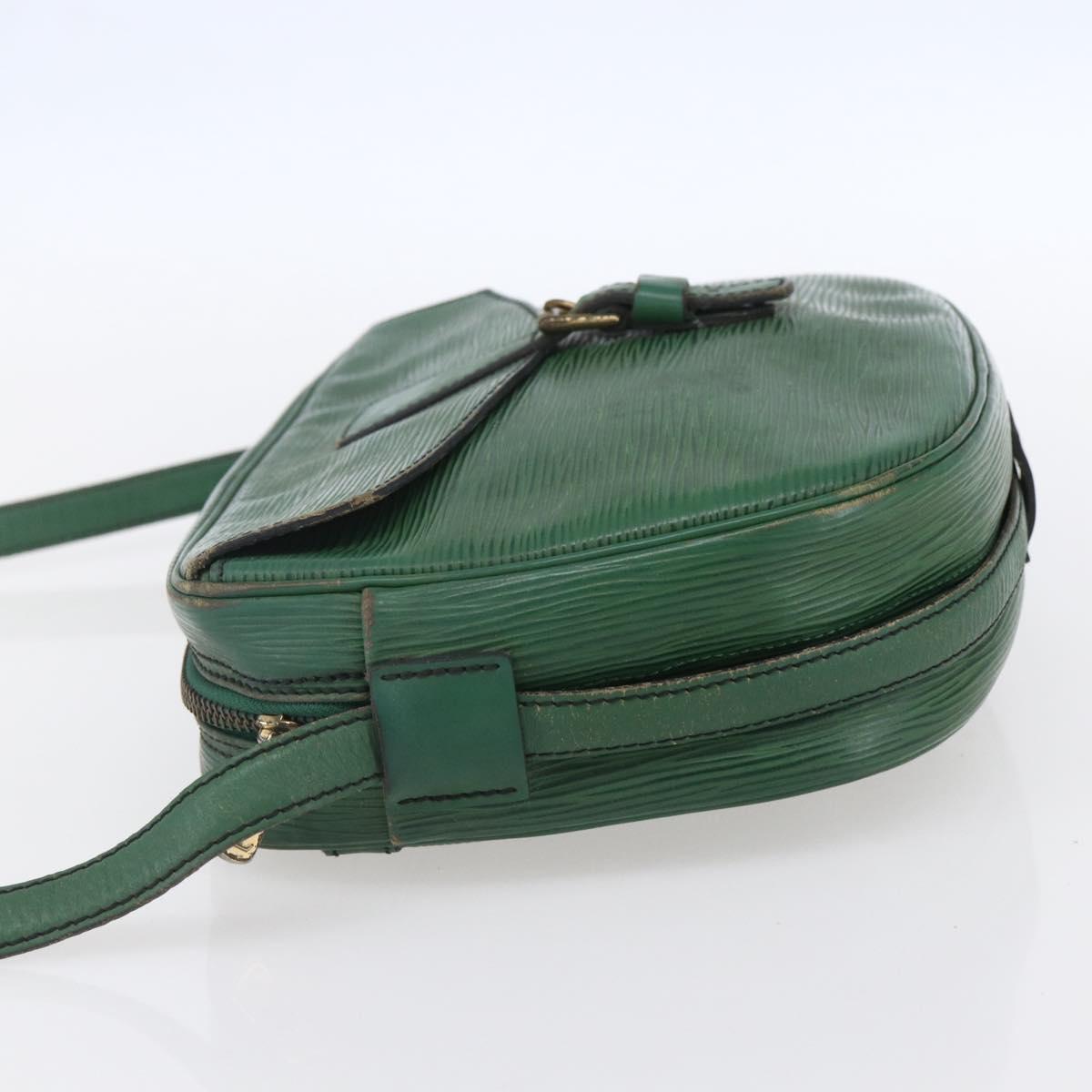 LOUIS VUITTON Epi Jeune Fille MM Shoulder Bag Green M52154 LV Auth ka206