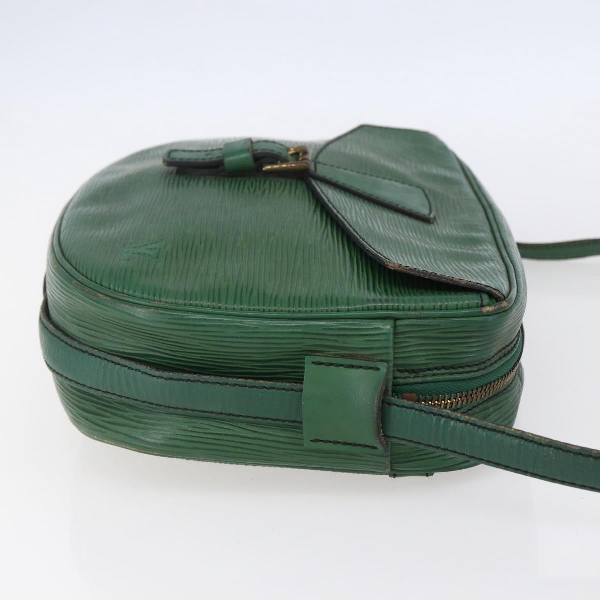 LOUIS VUITTON Epi Jeune Fille MM Shoulder Bag Green M52154 LV Auth ka206