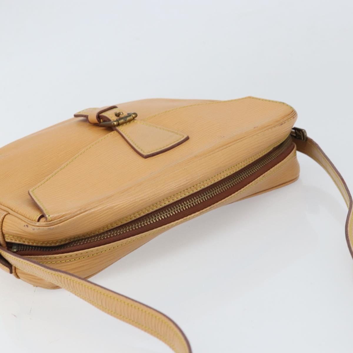 LOUIS VUITTON Epi Jeune Fille MM Shoulder Bag Beige M52156 LV Auth ka2069