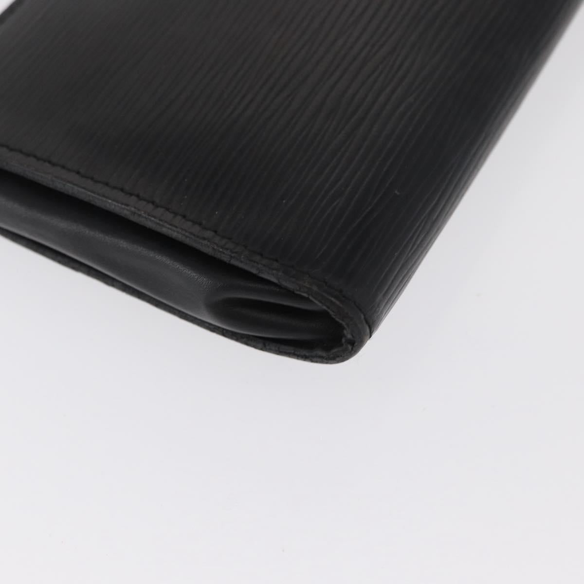 LOUIS VUITTON Epi Pochette Accessoires Pouch Black M52982 LV Auth ka2071