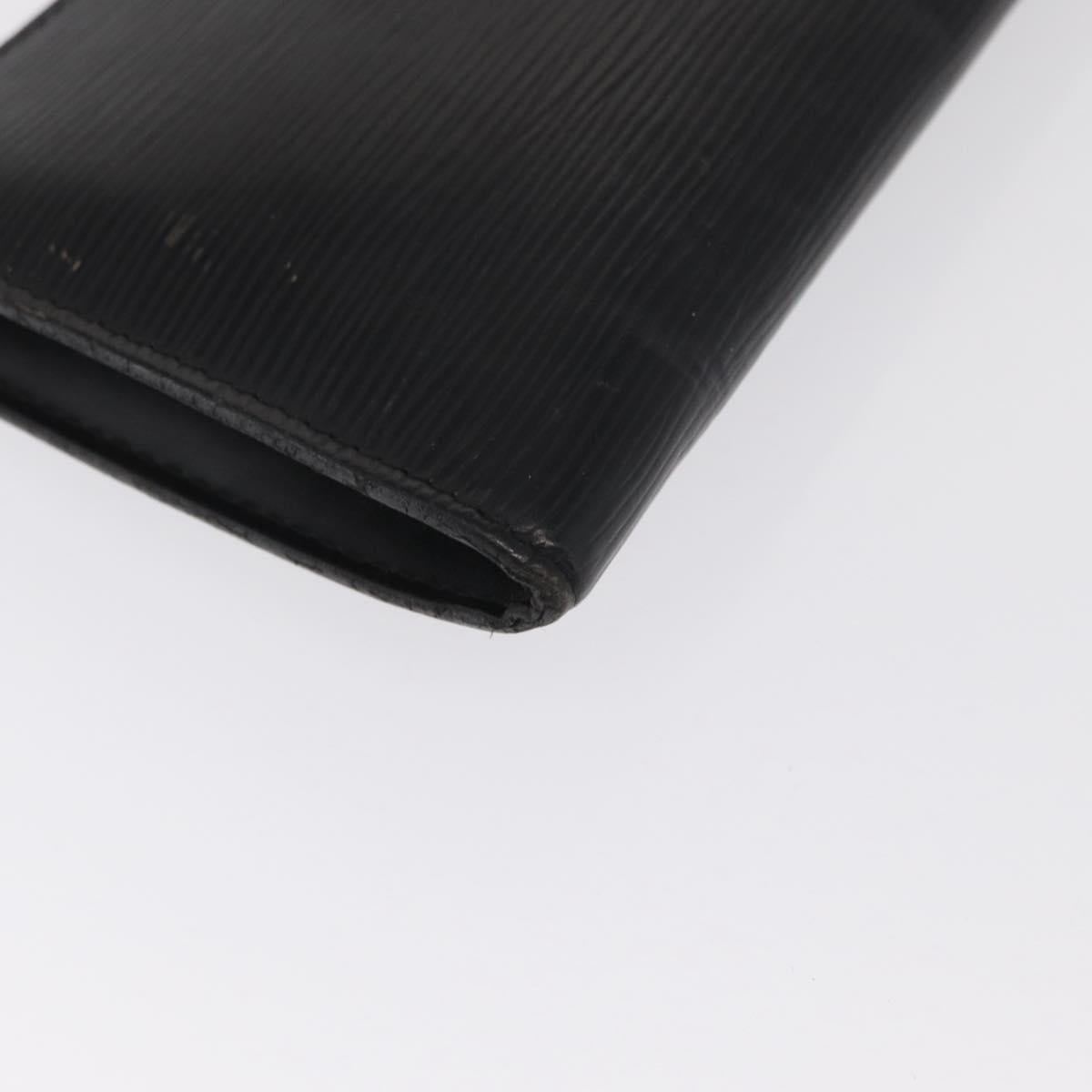 LOUIS VUITTON Epi Pochette Accessoires Pouch Black M52982 LV Auth ka2071