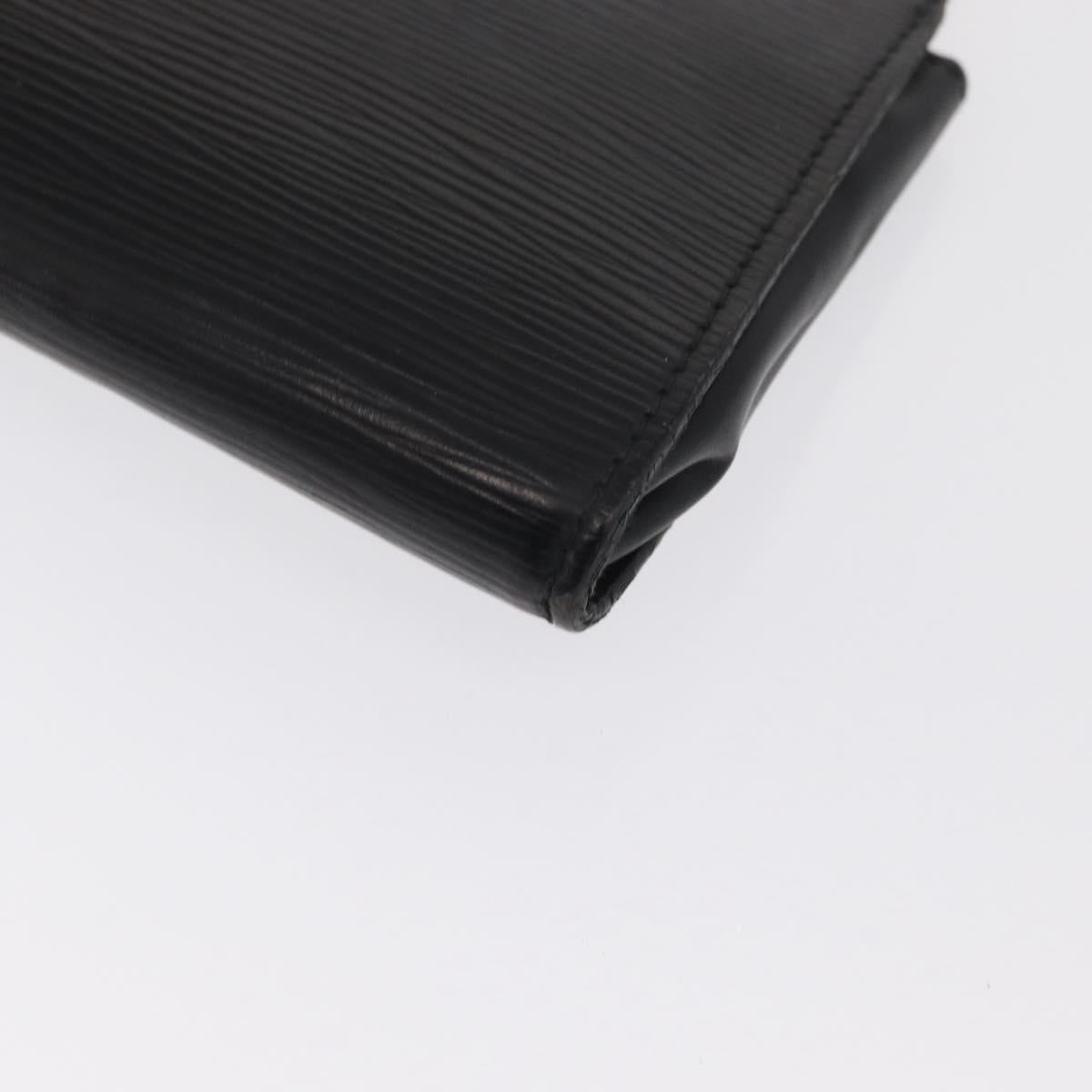 LOUIS VUITTON Epi Pochette Accessoires Pouch Black M52982 LV Auth ka2071