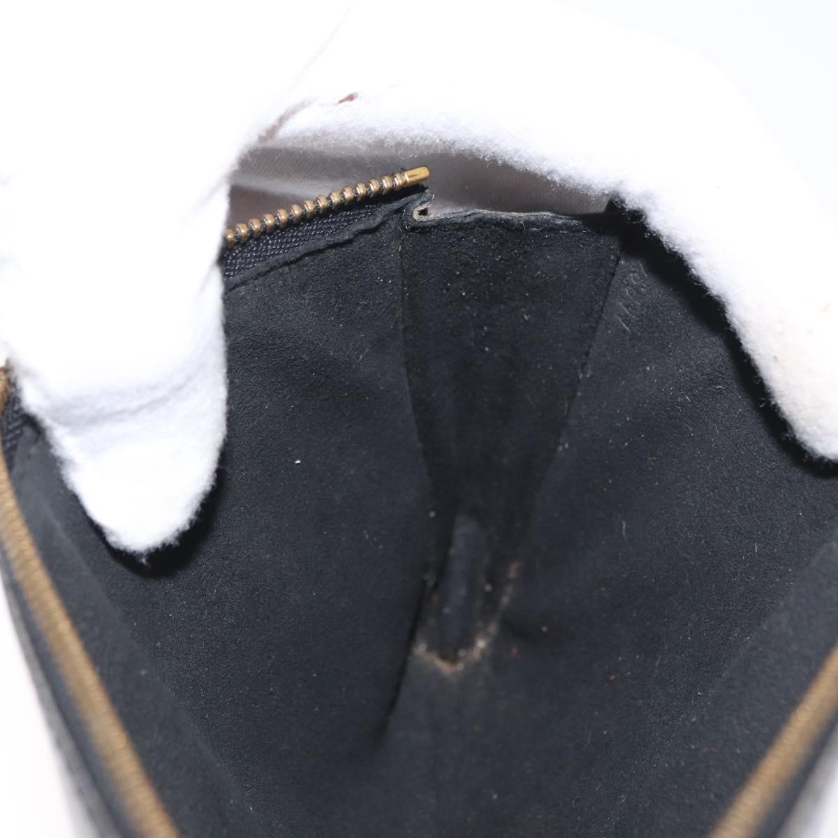 LOUIS VUITTON Epi Pochette Accessoires Pouch Black M52982 LV Auth ka2071