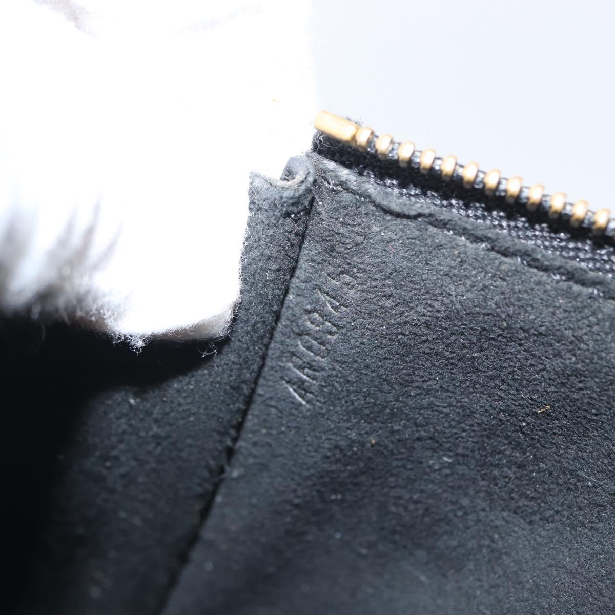 LOUIS VUITTON Epi Pochette Accessoires Pouch Black M52982 LV Auth ka2071