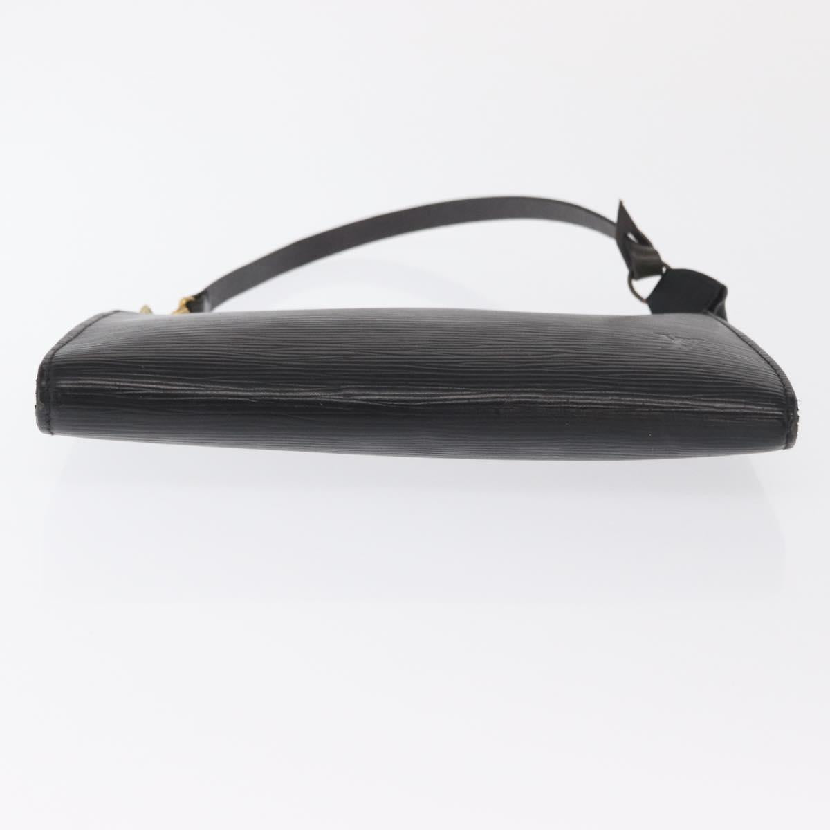 LOUIS VUITTON Epi Pochette Accessoires Pouch Black M52982 LV Auth ka2071