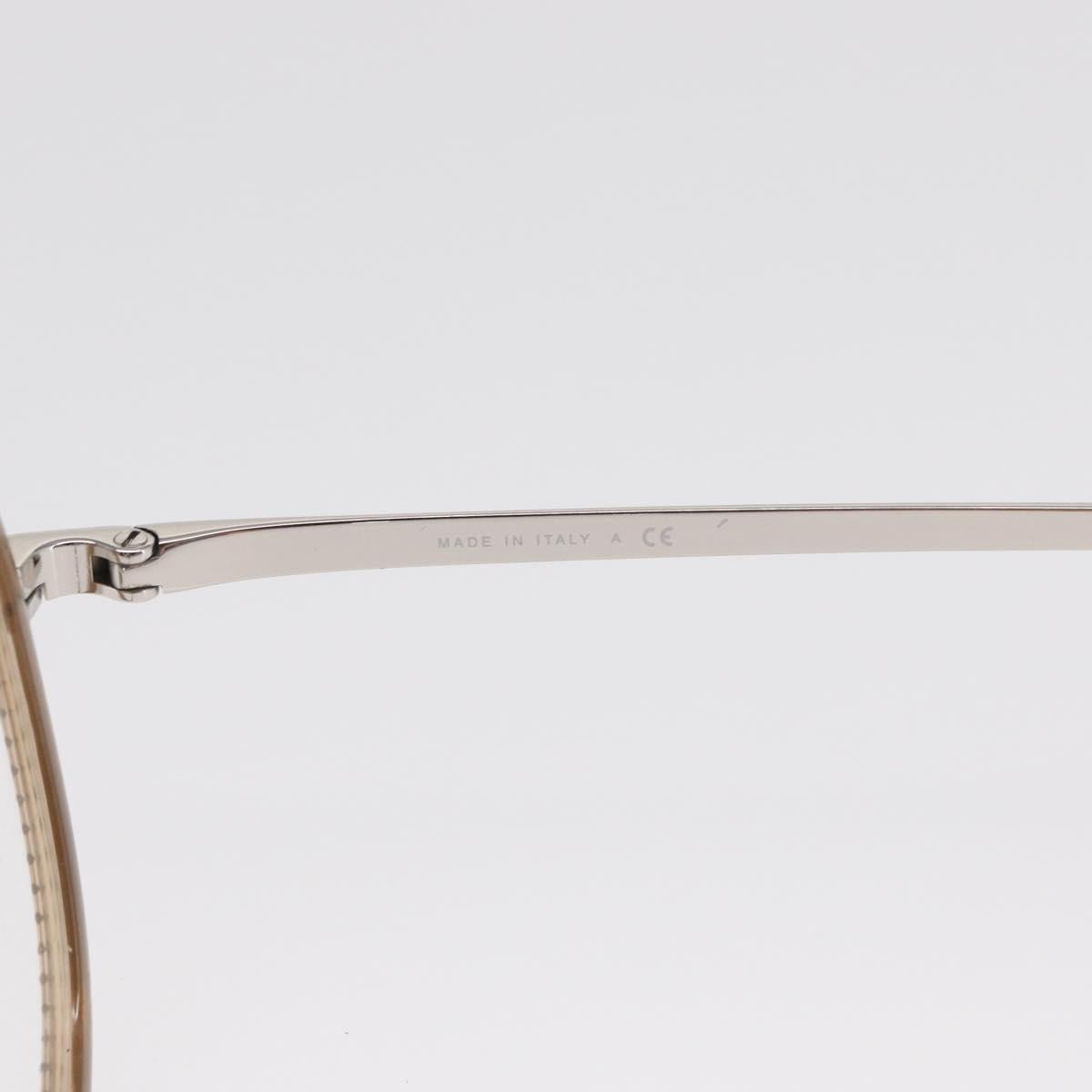 CHANEL Sunglasses metal Beige CC Auth ka2082