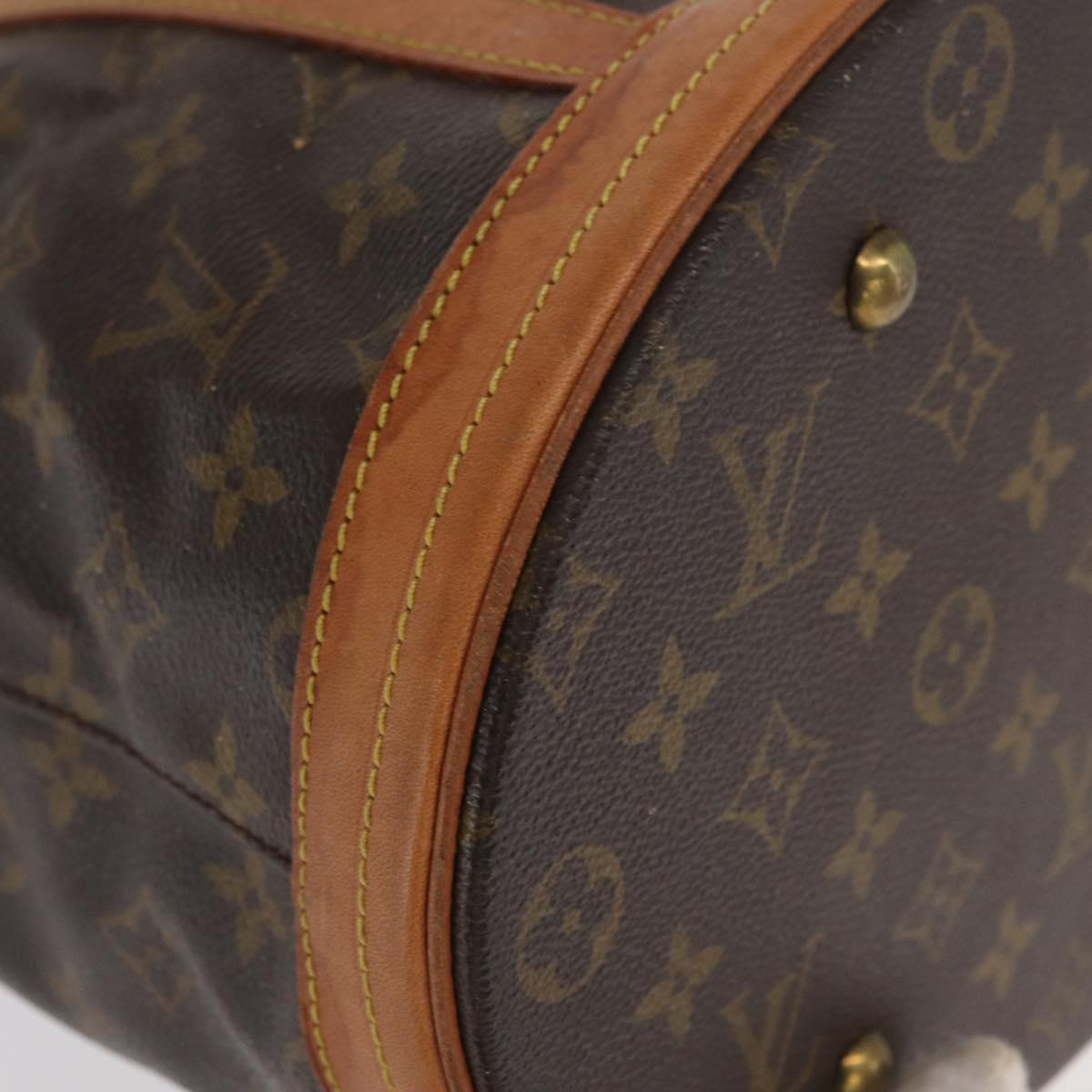 LOUIS VUITTON Monogram Bucket GM Shoulder Bag M42236 LV Auth ka2090