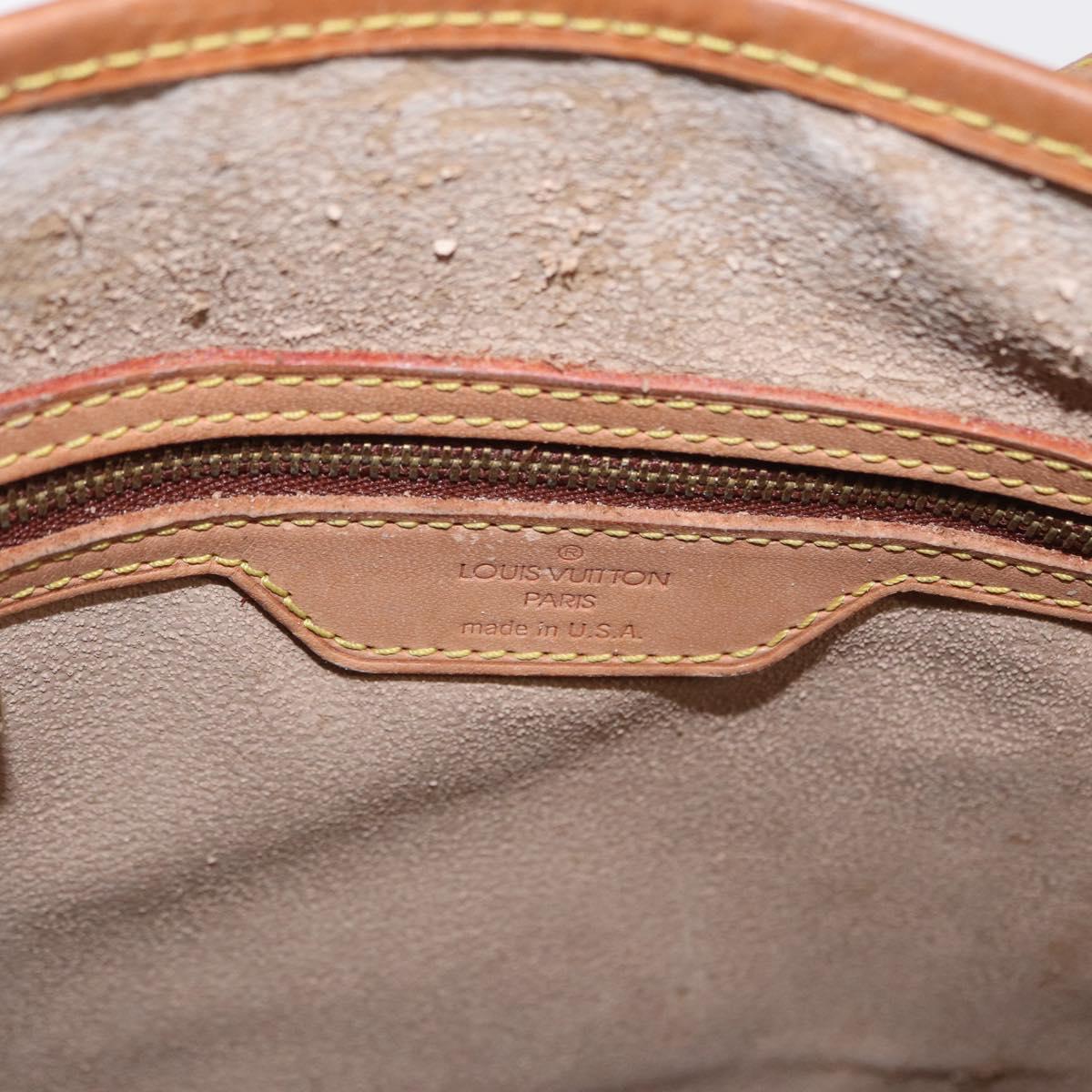 LOUIS VUITTON Monogram Bucket GM Shoulder Bag M42236 LV Auth ka2090