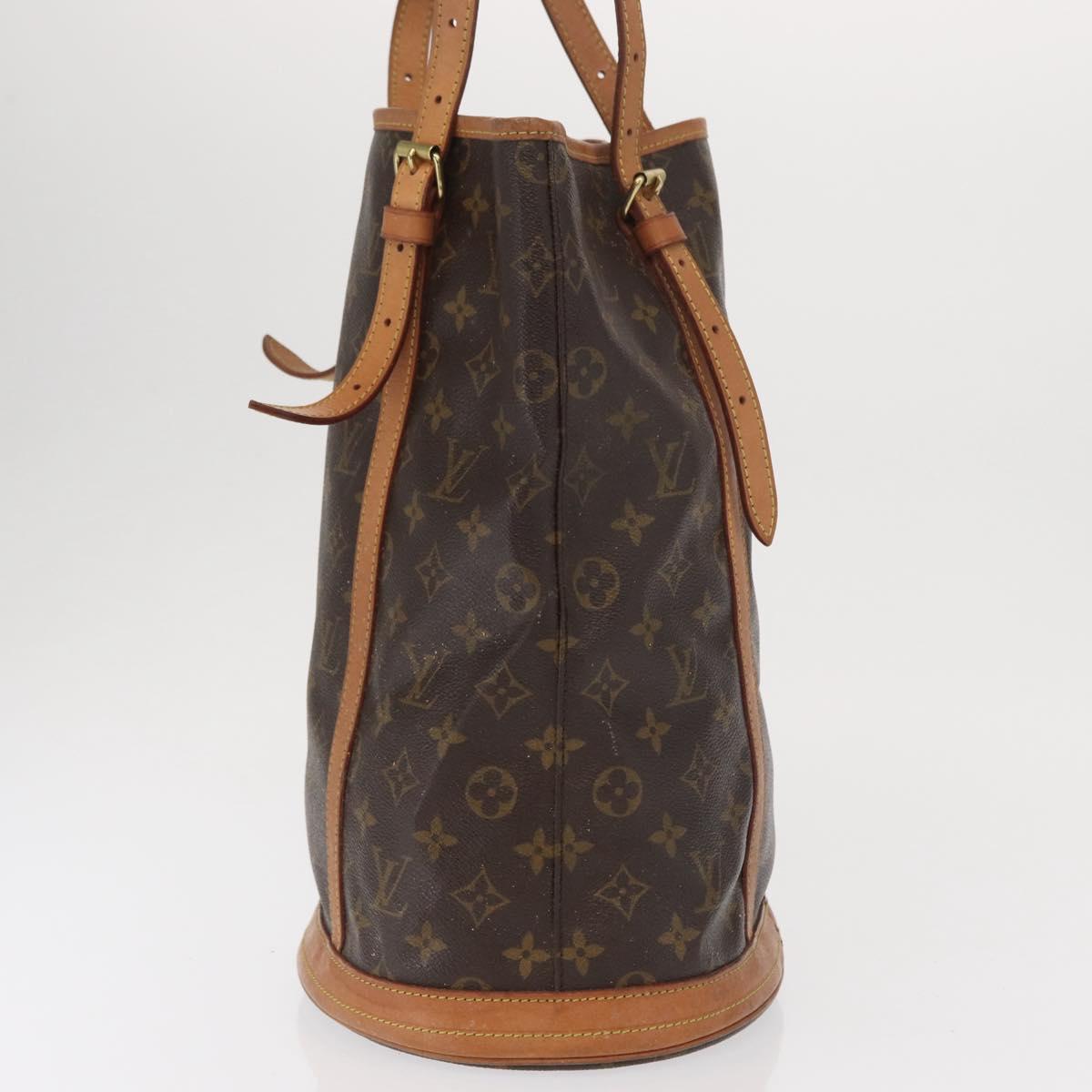 LOUIS VUITTON Monogram Bucket GM Shoulder Bag M42236 LV Auth ka2090