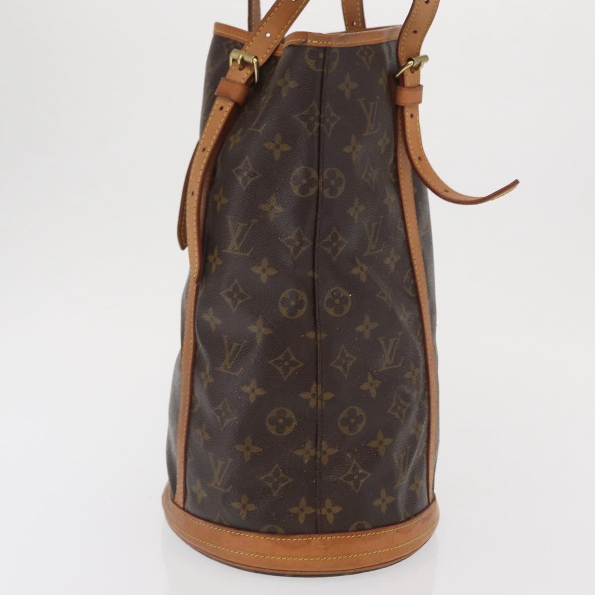 LOUIS VUITTON Monogram Bucket GM Shoulder Bag M42236 LV Auth ka2090