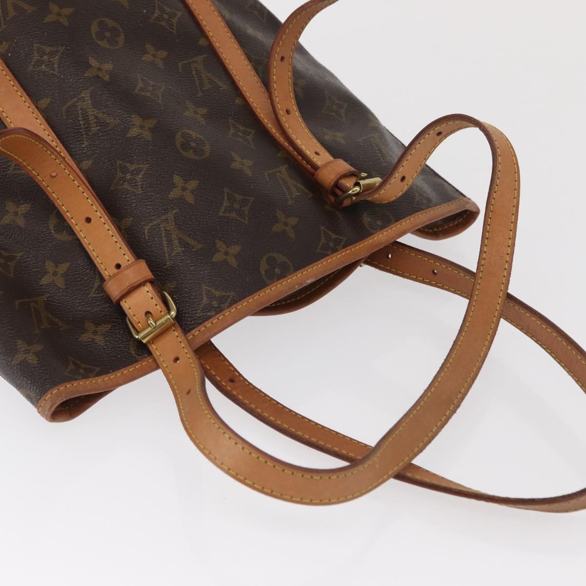 LOUIS VUITTON Monogram Bucket GM Shoulder Bag M42236 LV Auth ka2090