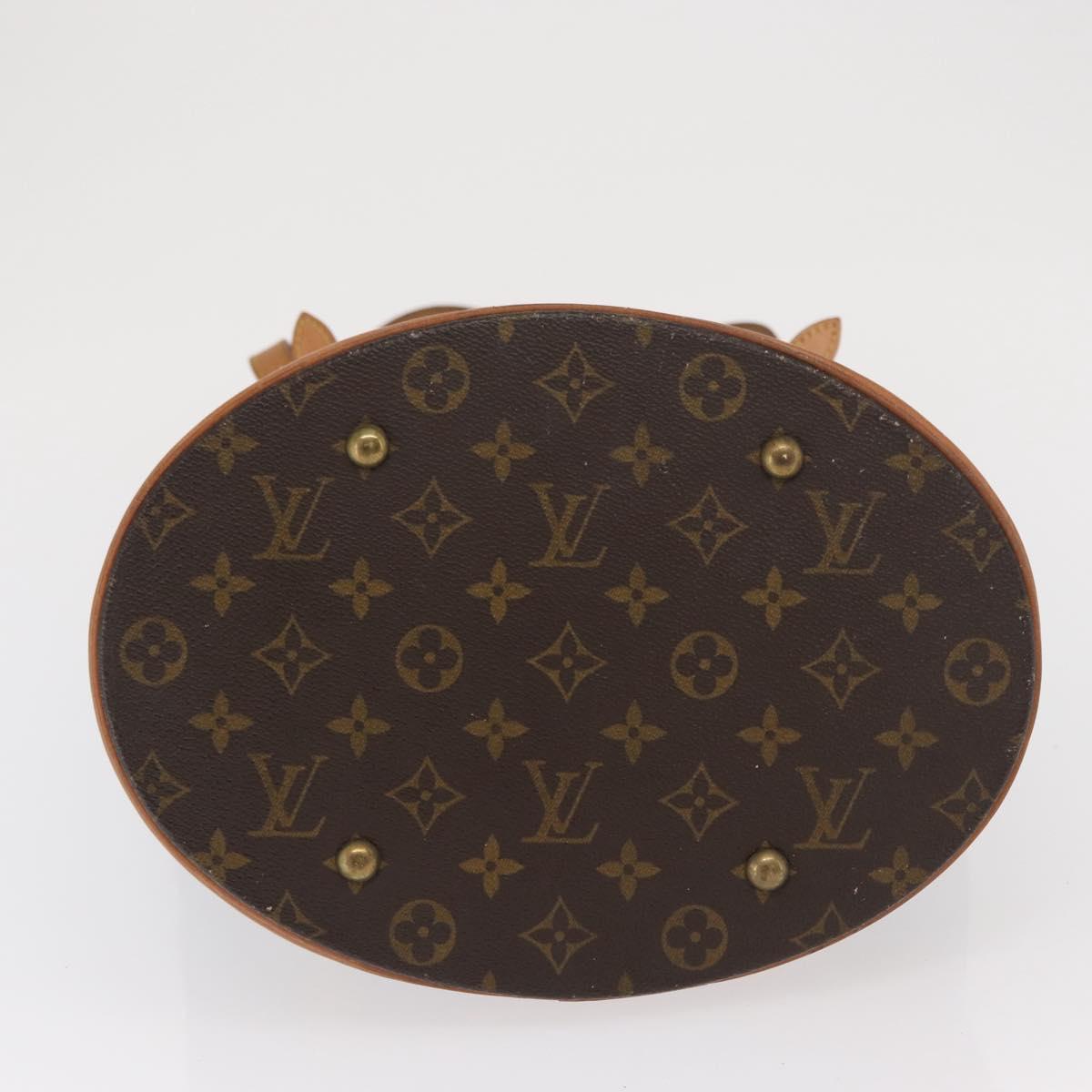 LOUIS VUITTON Monogram Bucket GM Shoulder Bag M42236 LV Auth ka2090