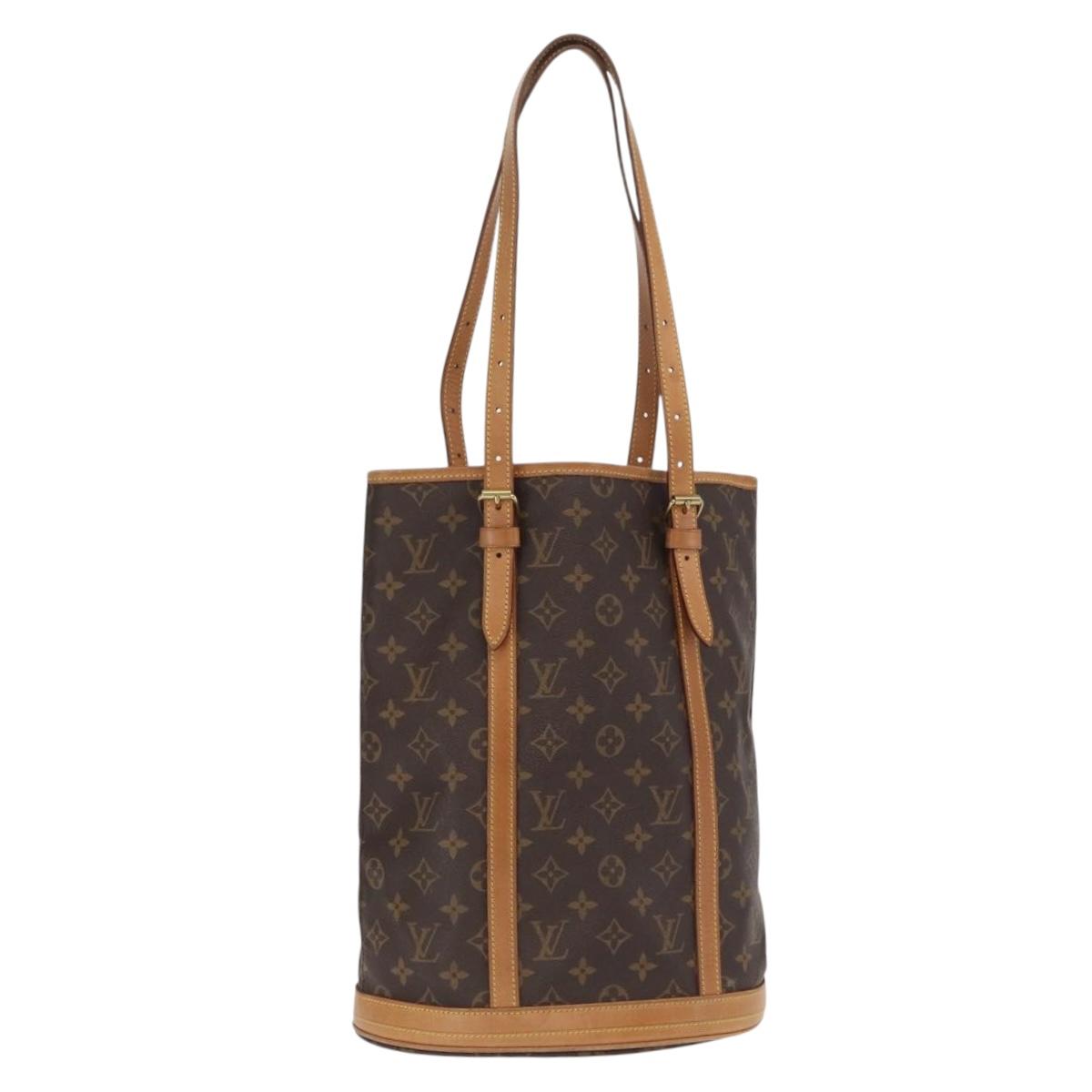 LOUIS VUITTON Monogram Bucket GM Shoulder Bag M42236 LV Auth ka2091