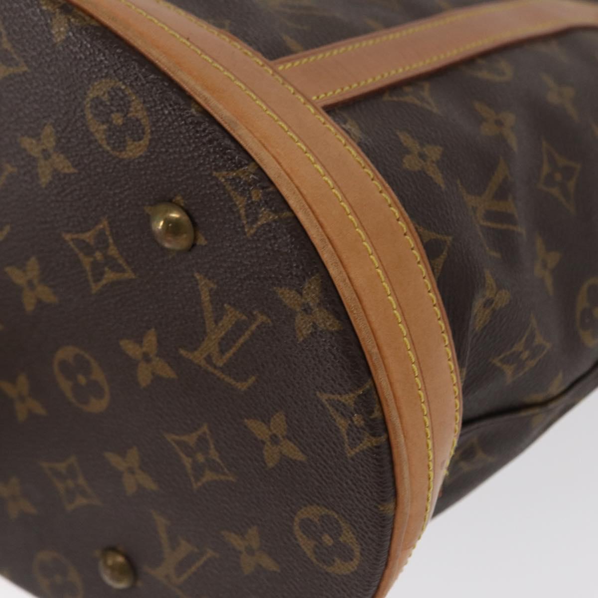 LOUIS VUITTON Monogram Bucket GM Shoulder Bag M42236 LV Auth ka2091