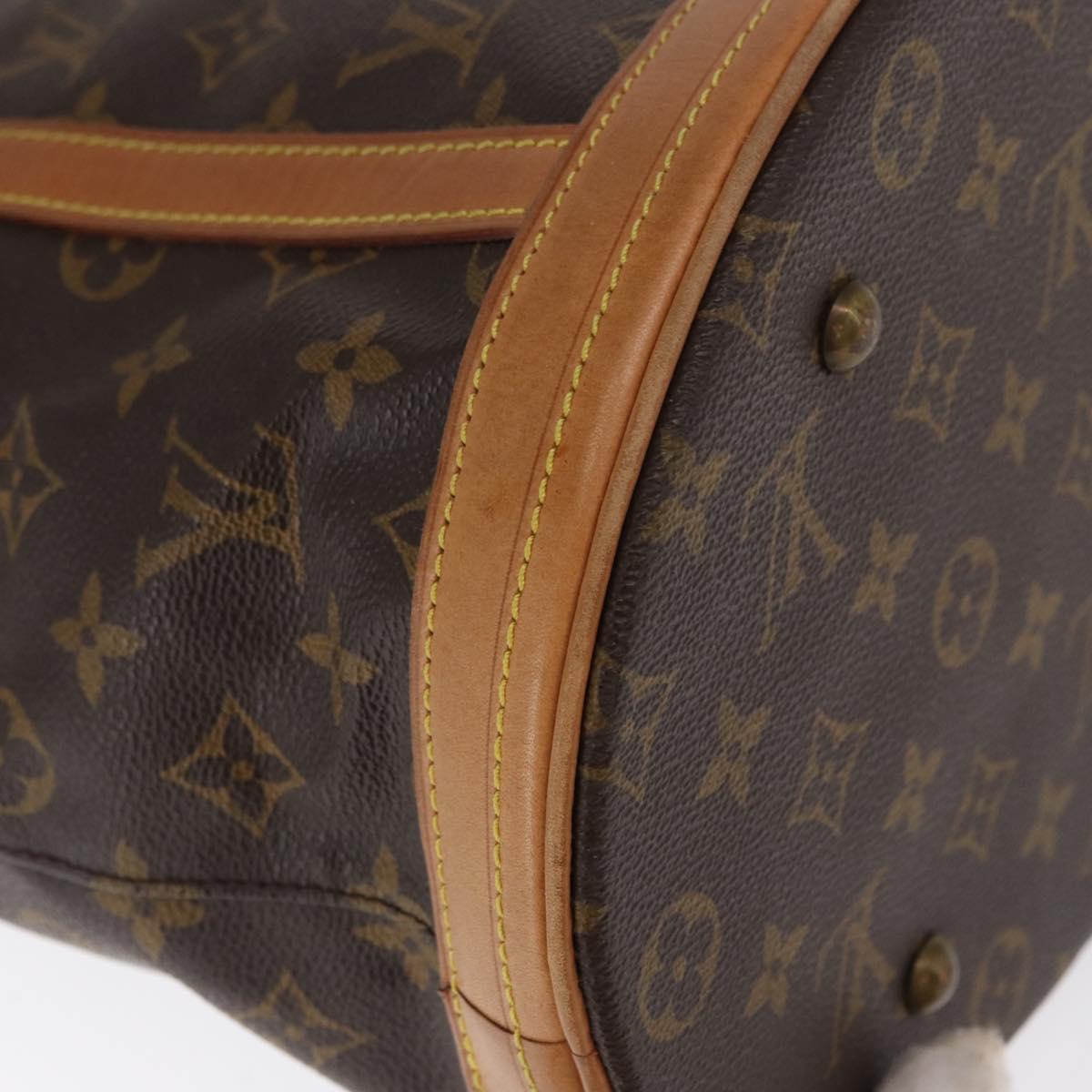 LOUIS VUITTON Monogram Bucket GM Shoulder Bag M42236 LV Auth ka2091