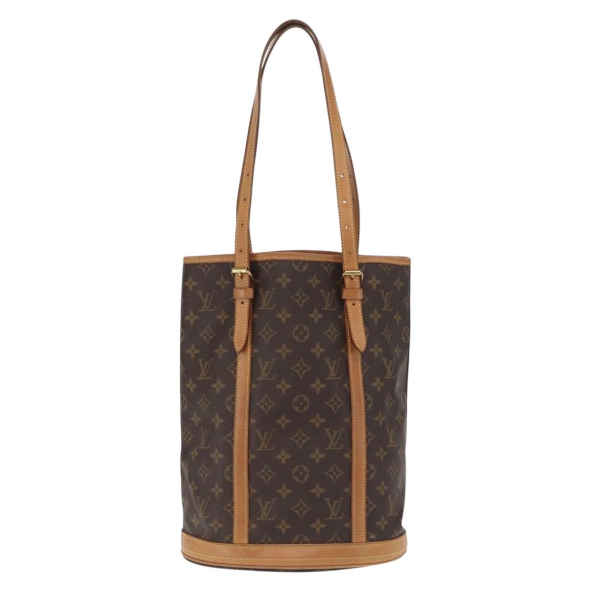 LOUIS VUITTON Monogram Bucket GM Shoulder Bag M42236 LV Auth ka2091