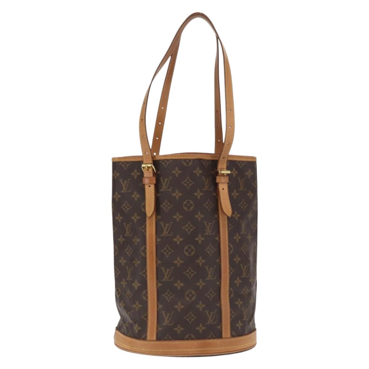 LOUIS VUITTON Monogram Bucket GM Shoulder Bag M42236 LV Auth ka2091