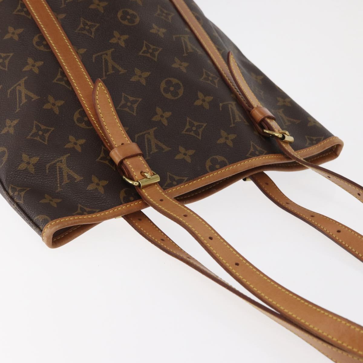 LOUIS VUITTON Monogram Bucket GM Shoulder Bag M42236 LV Auth ka2091