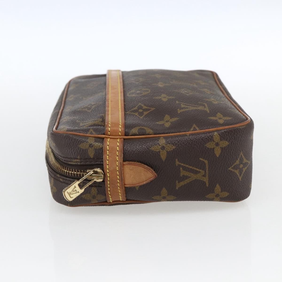 LOUIS VUITTON Monogram Compiegne 23 Clutch Bag M51847 LV Auth ka2101