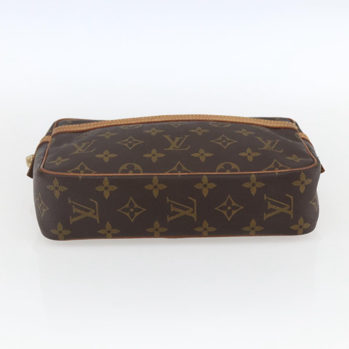 LOUIS VUITTON Monogram Compiegne 23 Clutch Bag M51847 LV Auth ka2101
