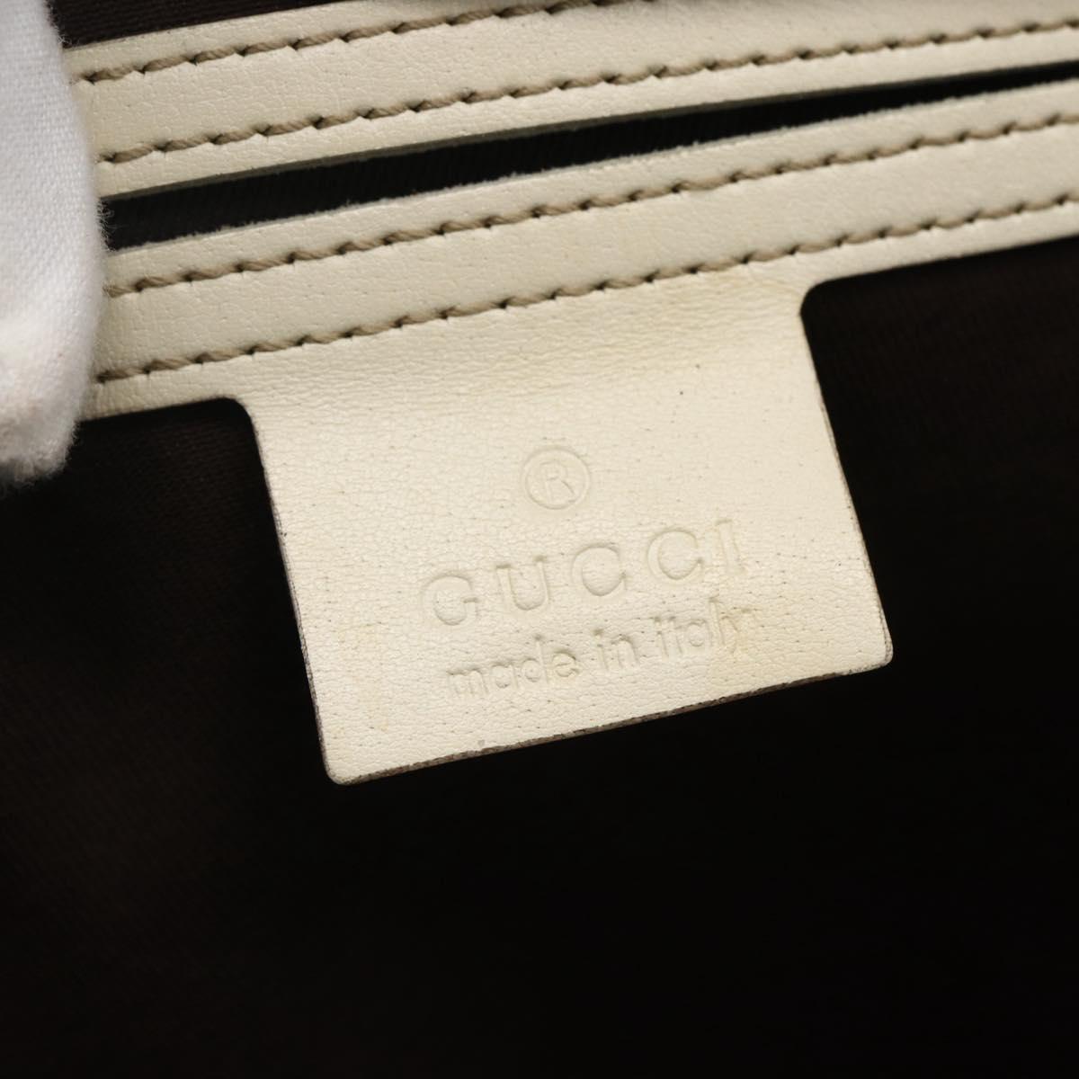 GUCCI GG Supreme Tote Bag PVC Beige 211137 Auth ka2107