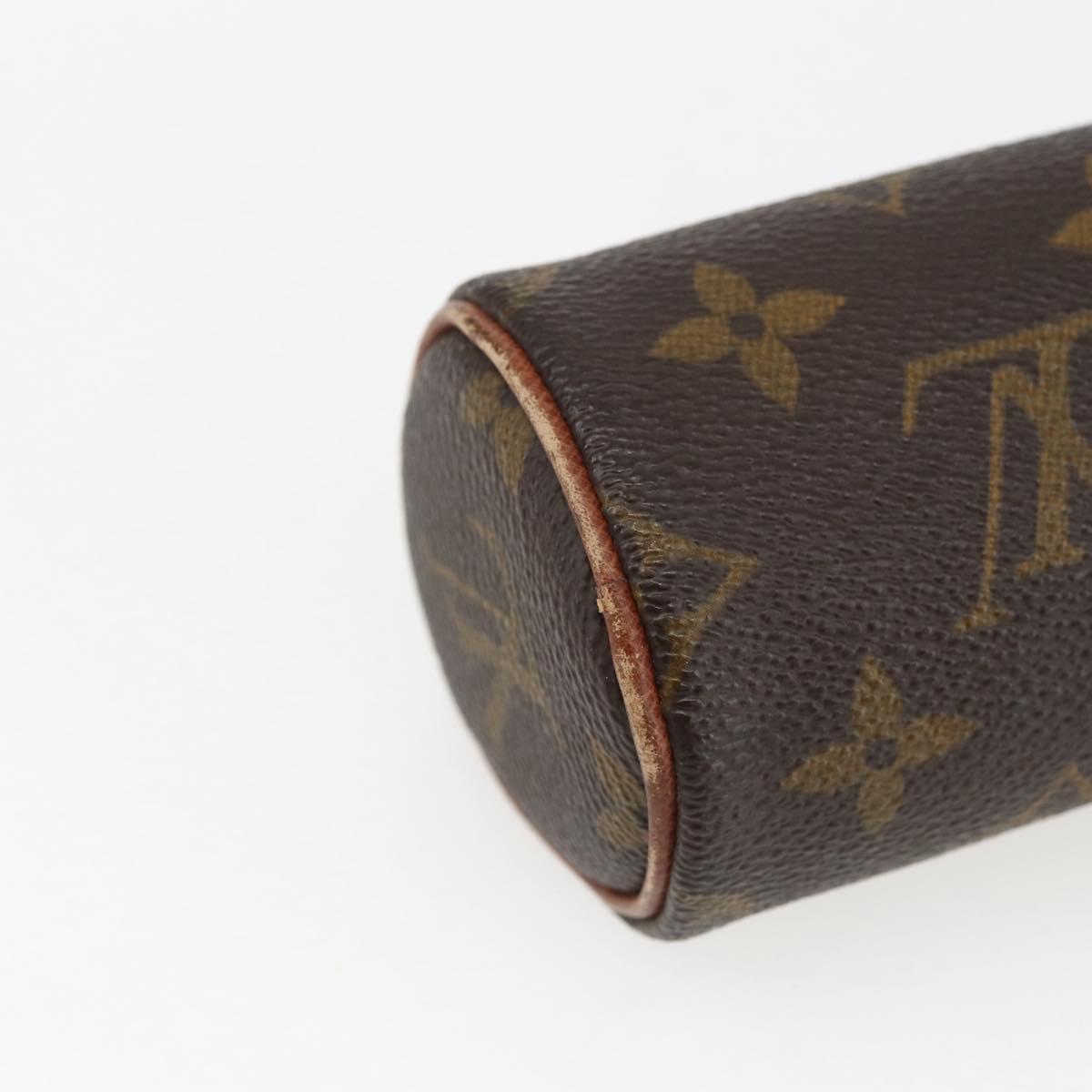 LOUIS VUITTON Monogram Etui 3 Ball de Golf Pouch M58249 LV Auth ka2112
