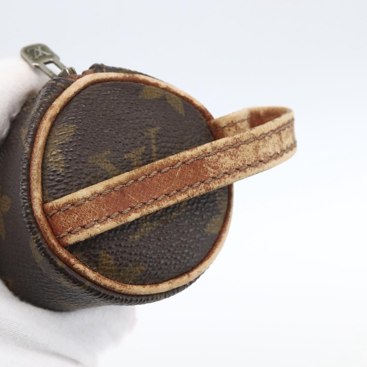 LOUIS VUITTON Monogram Etui 3 Ball de Golf Pouch M58249 LV Auth ka2112