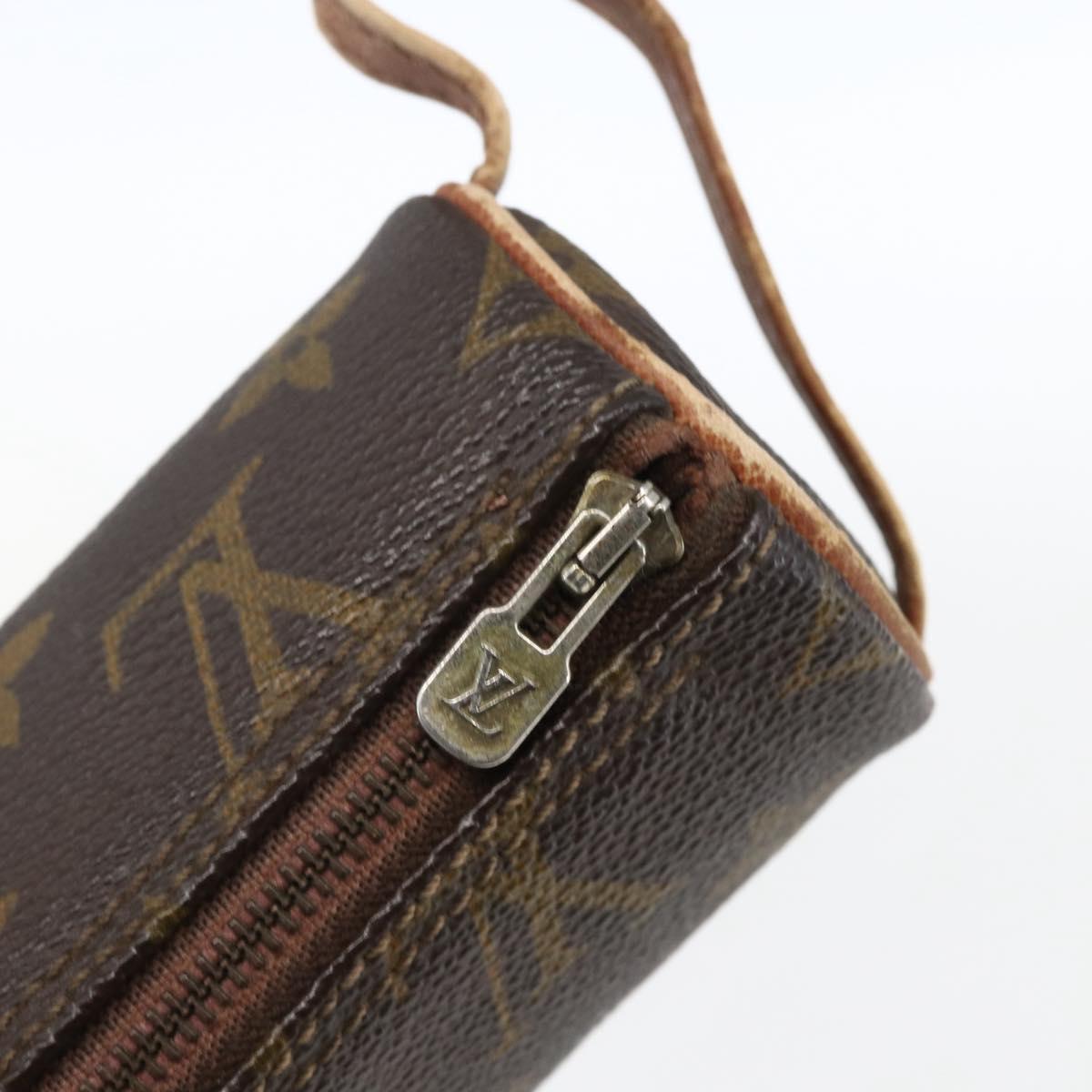 LOUIS VUITTON Monogram Etui 3 Ball de Golf Pouch M58249 LV Auth ka2112