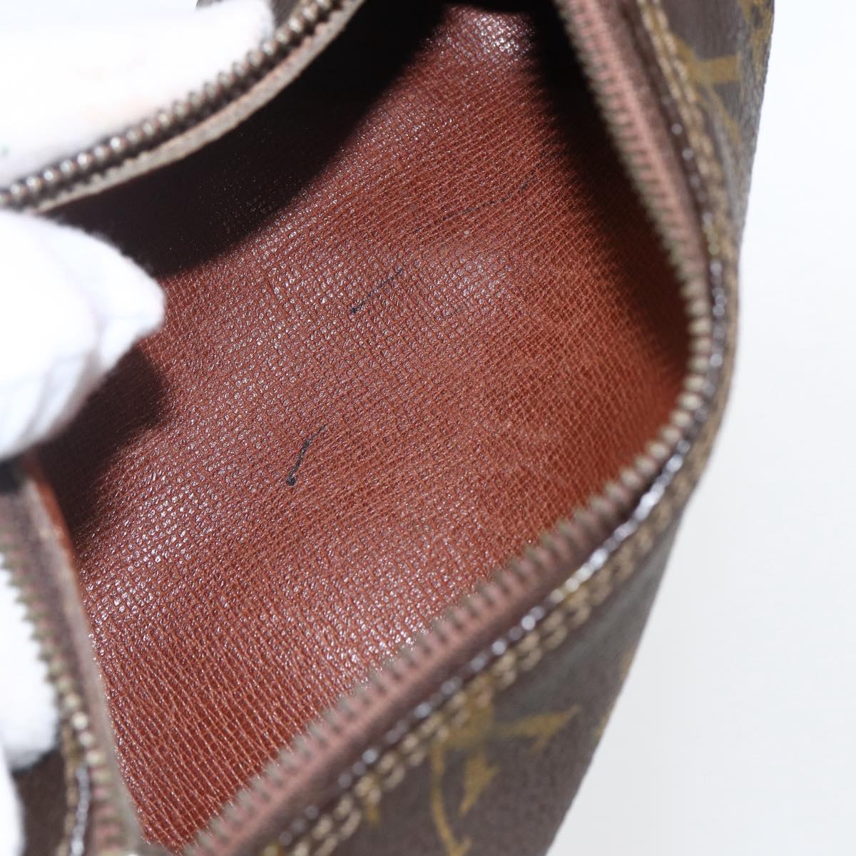 LOUIS VUITTON Monogram Etui 3 Ball de Golf Pouch M58249 LV Auth ka2112