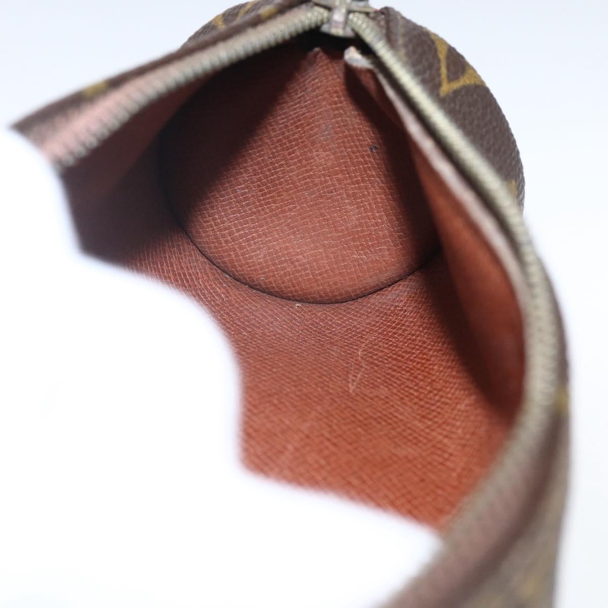 LOUIS VUITTON Monogram Etui 3 Ball de Golf Pouch M58249 LV Auth ka2112