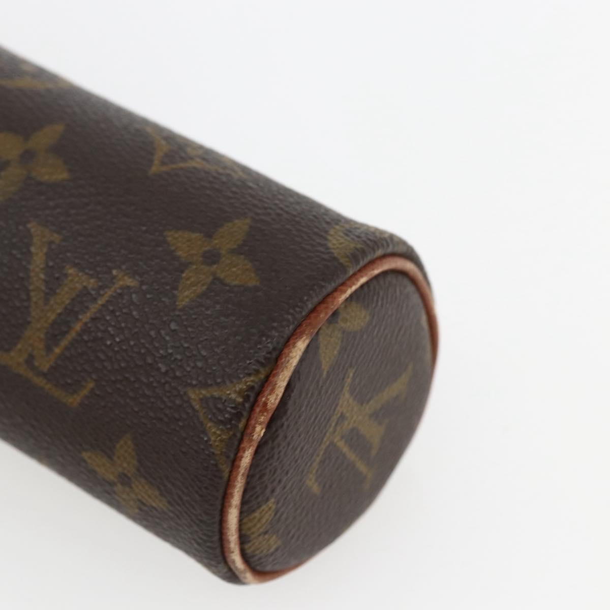 LOUIS VUITTON Monogram Etui 3 Ball de Golf Pouch M58249 LV Auth ka2112