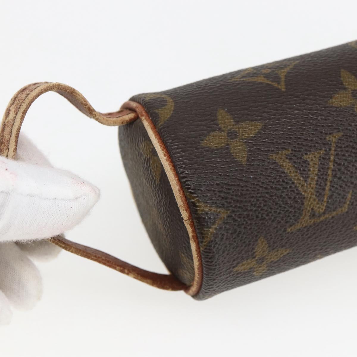 LOUIS VUITTON Monogram Etui 3 Ball de Golf Pouch M58249 LV Auth ka2112