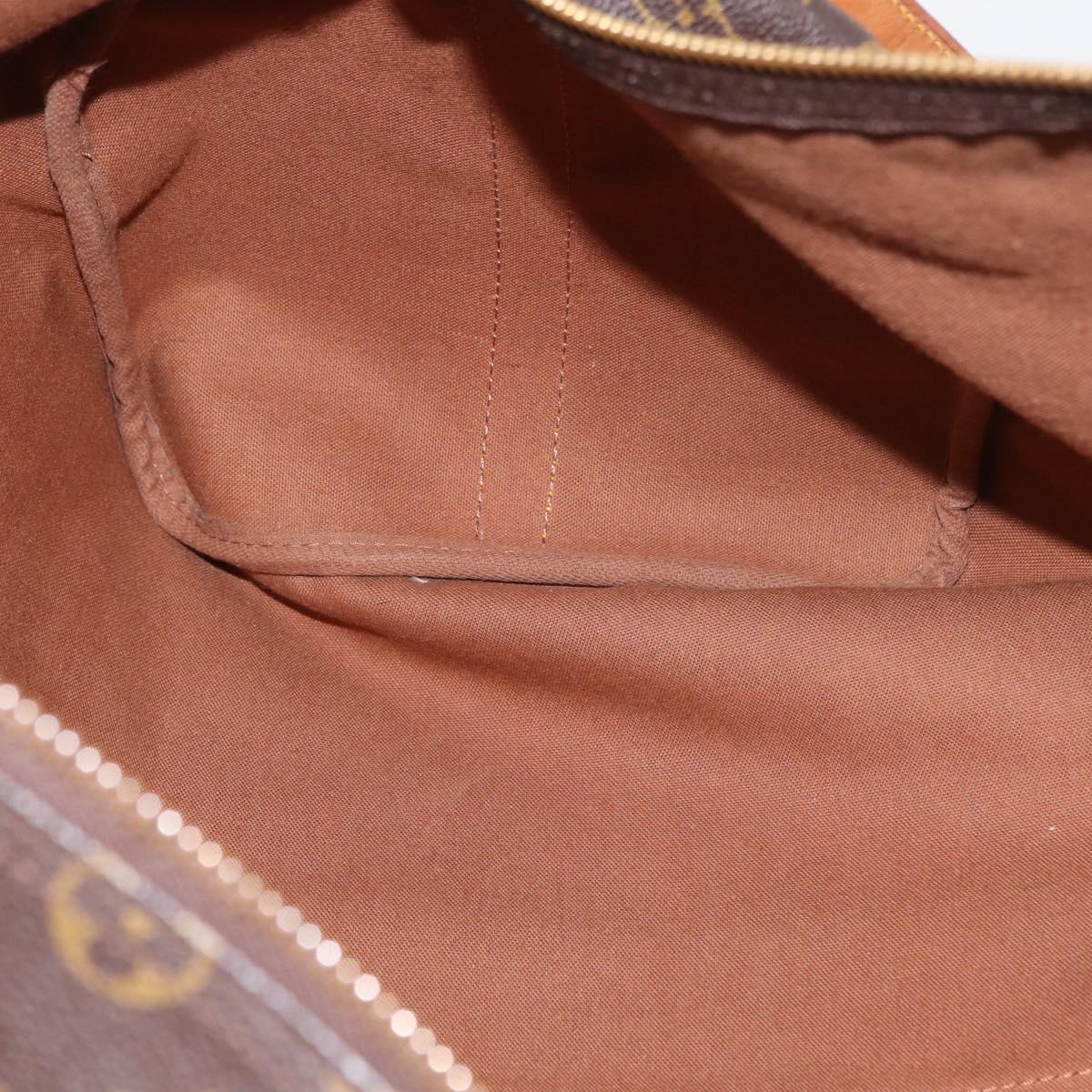 LOUIS VUITTON Monogram Keepall Bandouliere 50 Boston Bag M41416 LV Auth ka2116