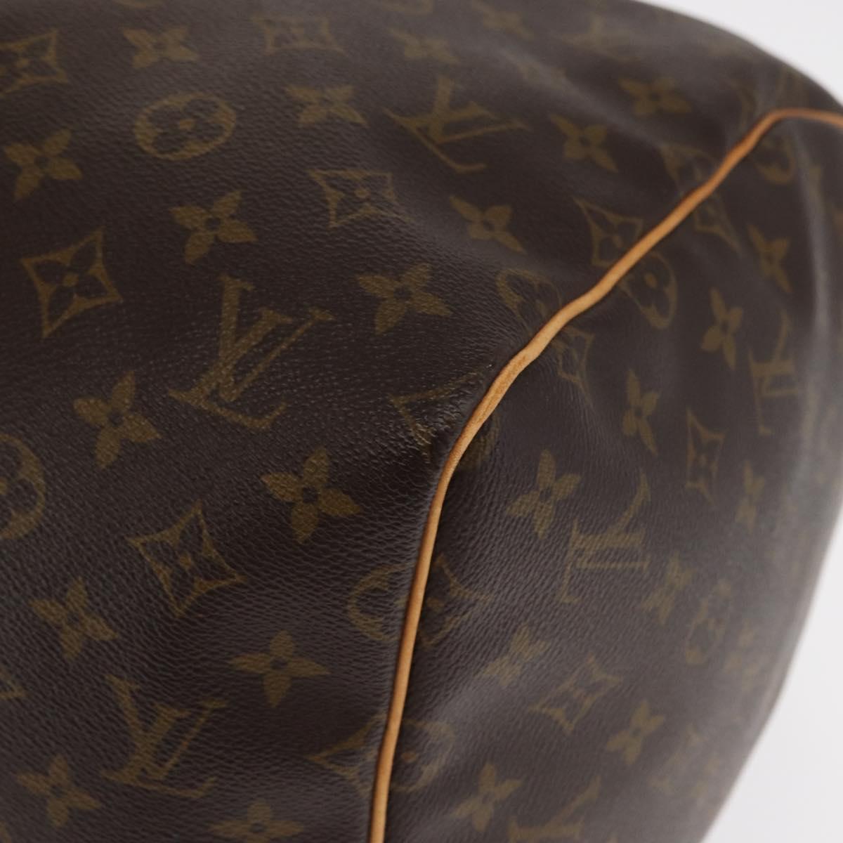 LOUIS VUITTON Monogram Keepall 55 Boston Bag M41424 LV Auth ka2118