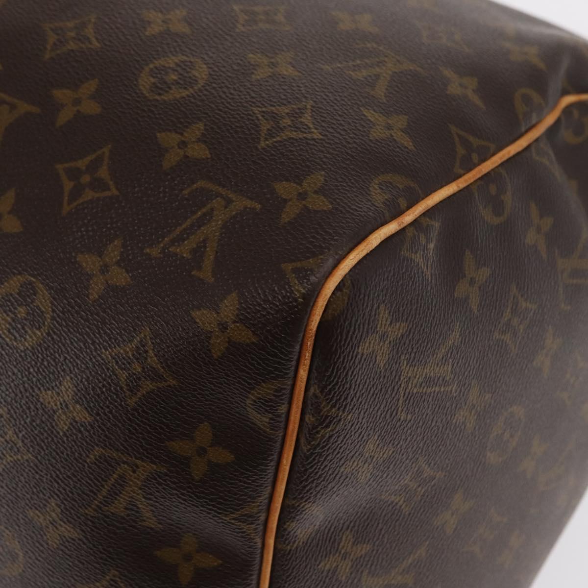 LOUIS VUITTON Monogram Keepall 55 Boston Bag M41424 LV Auth ka2118