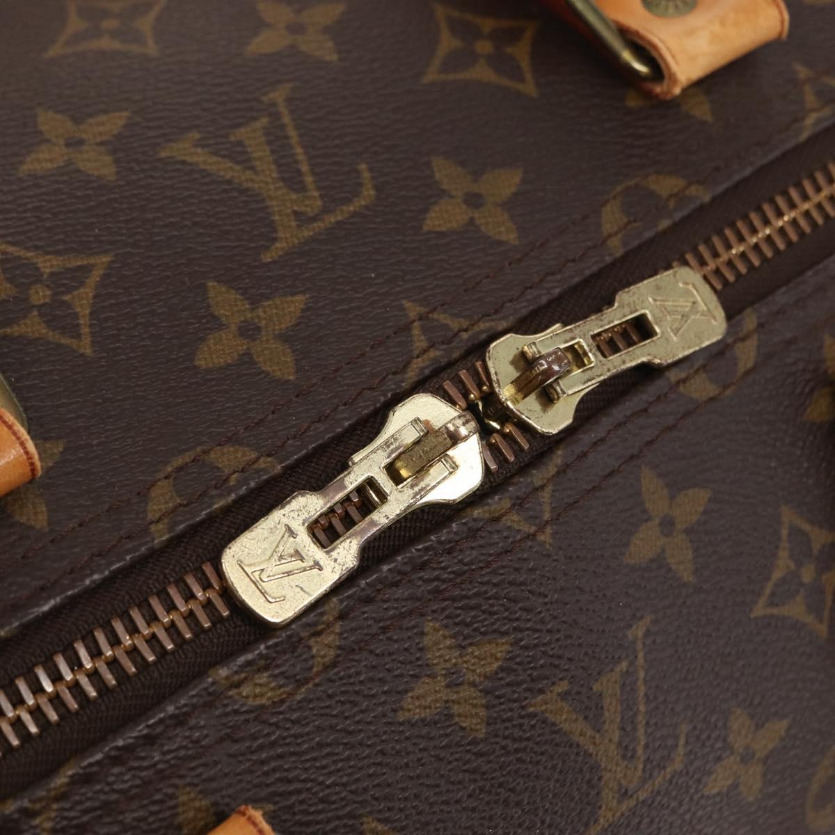 LOUIS VUITTON Monogram Keepall 55 Boston Bag M41424 LV Auth ka2118