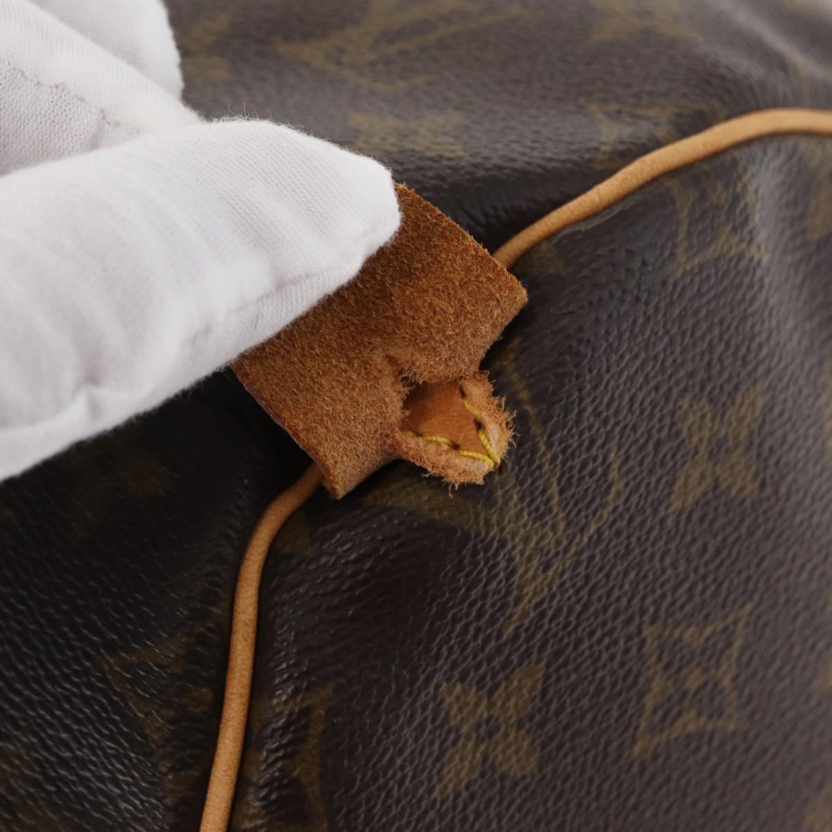 LOUIS VUITTON Monogram Keepall 55 Boston Bag M41424 LV Auth ka2118