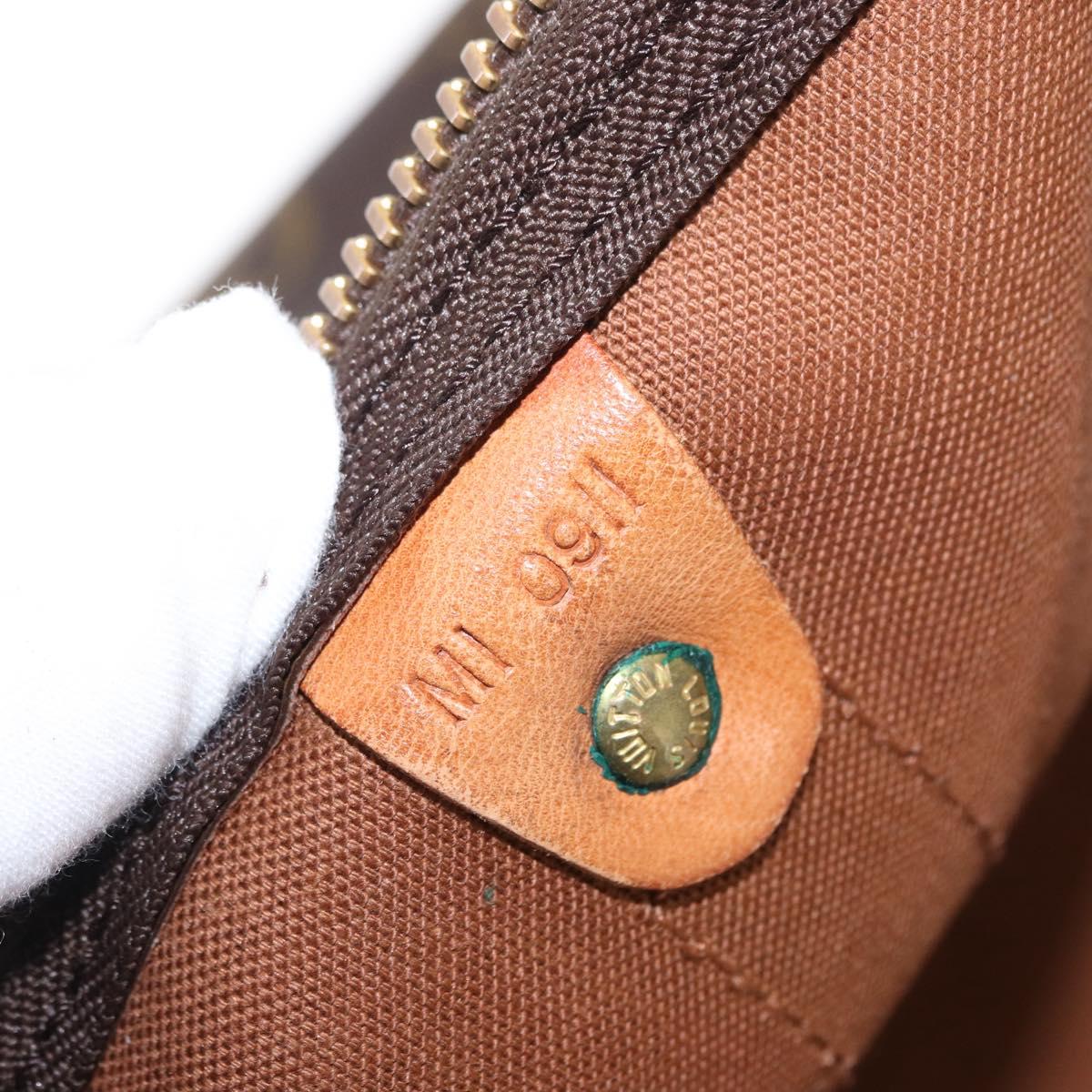 LOUIS VUITTON Monogram Keepall 55 Boston Bag M41424 LV Auth ka2118