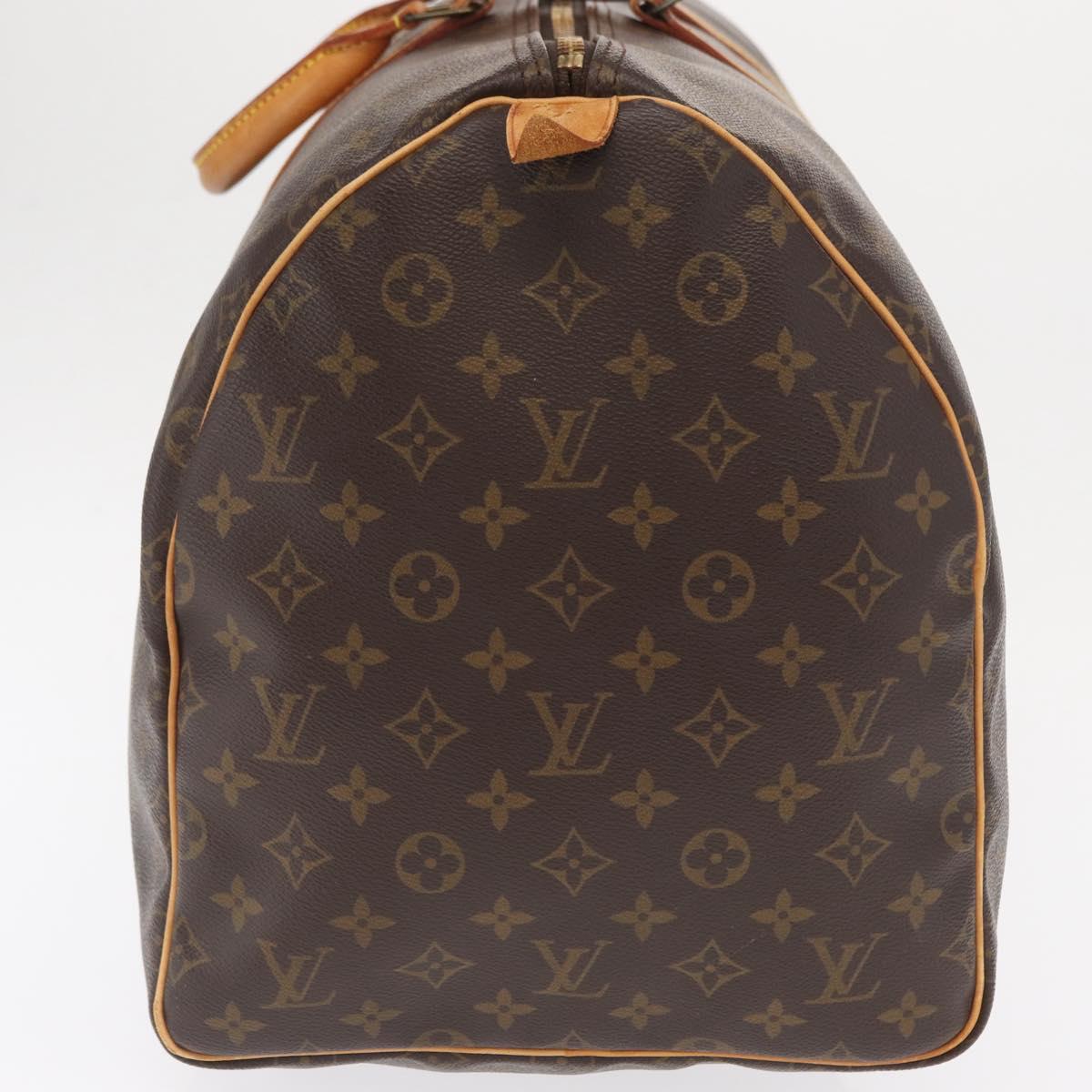 LOUIS VUITTON Monogram Keepall 55 Boston Bag M41424 LV Auth ka2118