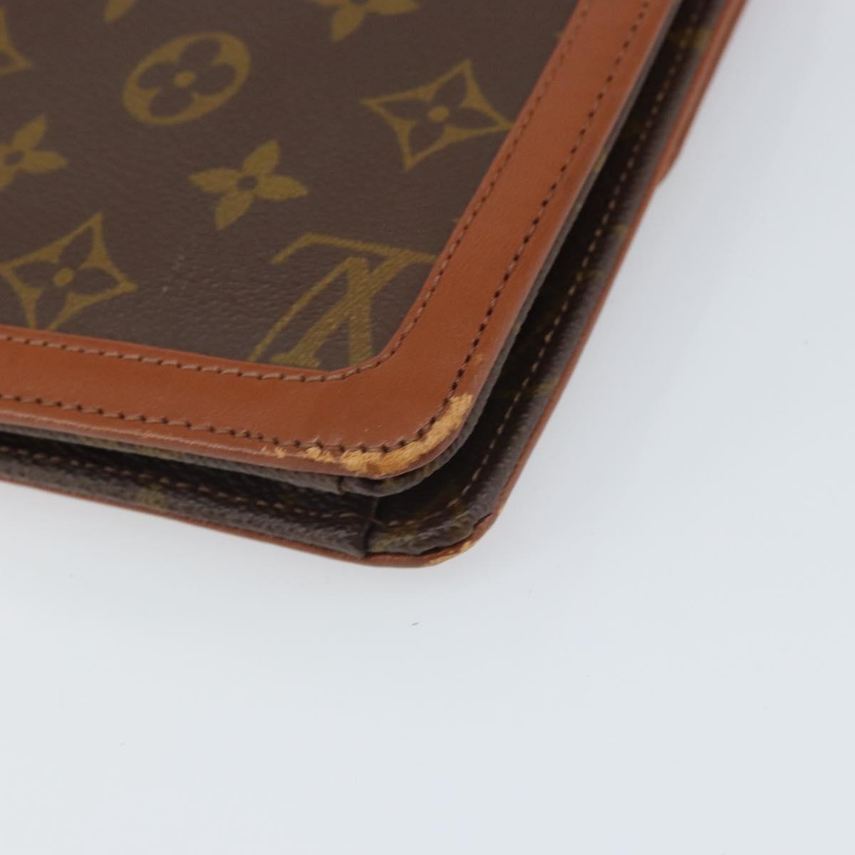 LOUIS VUITTON Monogram Pochette Dam GM Clutch Bag M51810 LV Auth ka2134