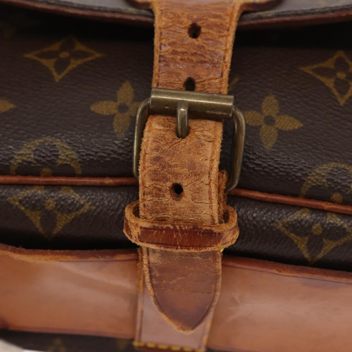 LOUIS VUITTON Monogram Cartouchiere MM Shoulder Bag M51253 LV Auth ka2138
