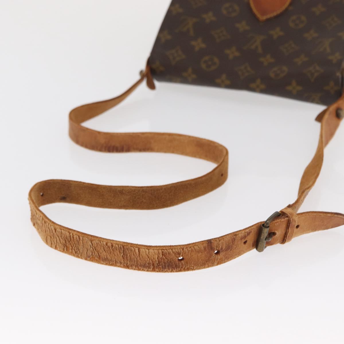 LOUIS VUITTON Monogram Cartouchiere MM Shoulder Bag M51253 LV Auth ka2138