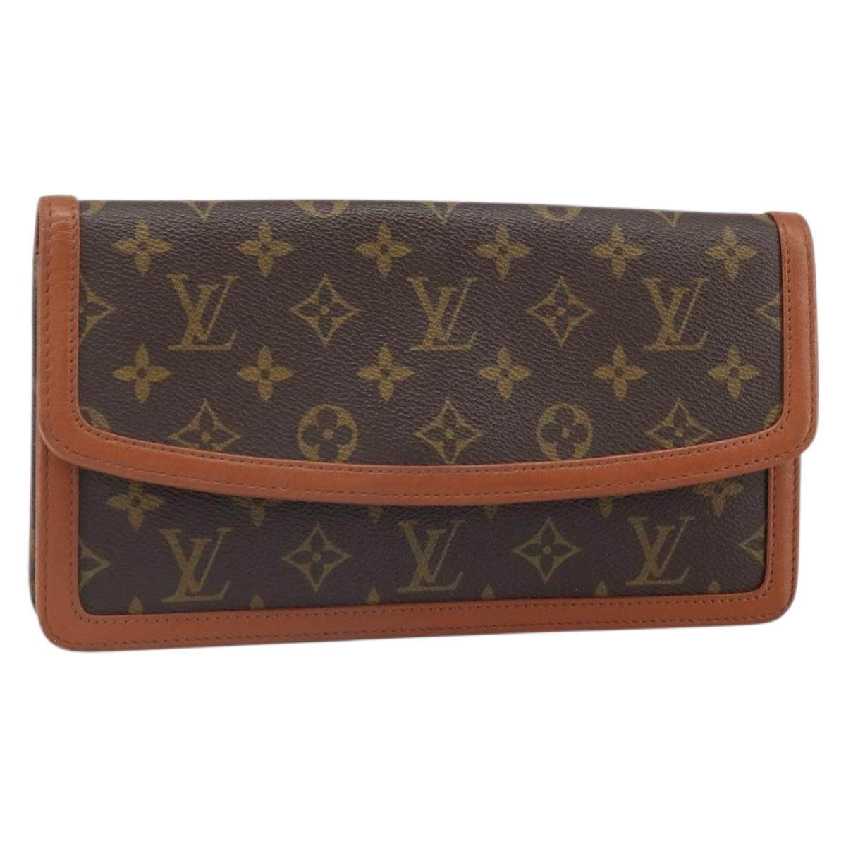 LOUIS VUITTON Monogram Pochette Dam PM Clutch Bag M51812 LV Auth ka2144