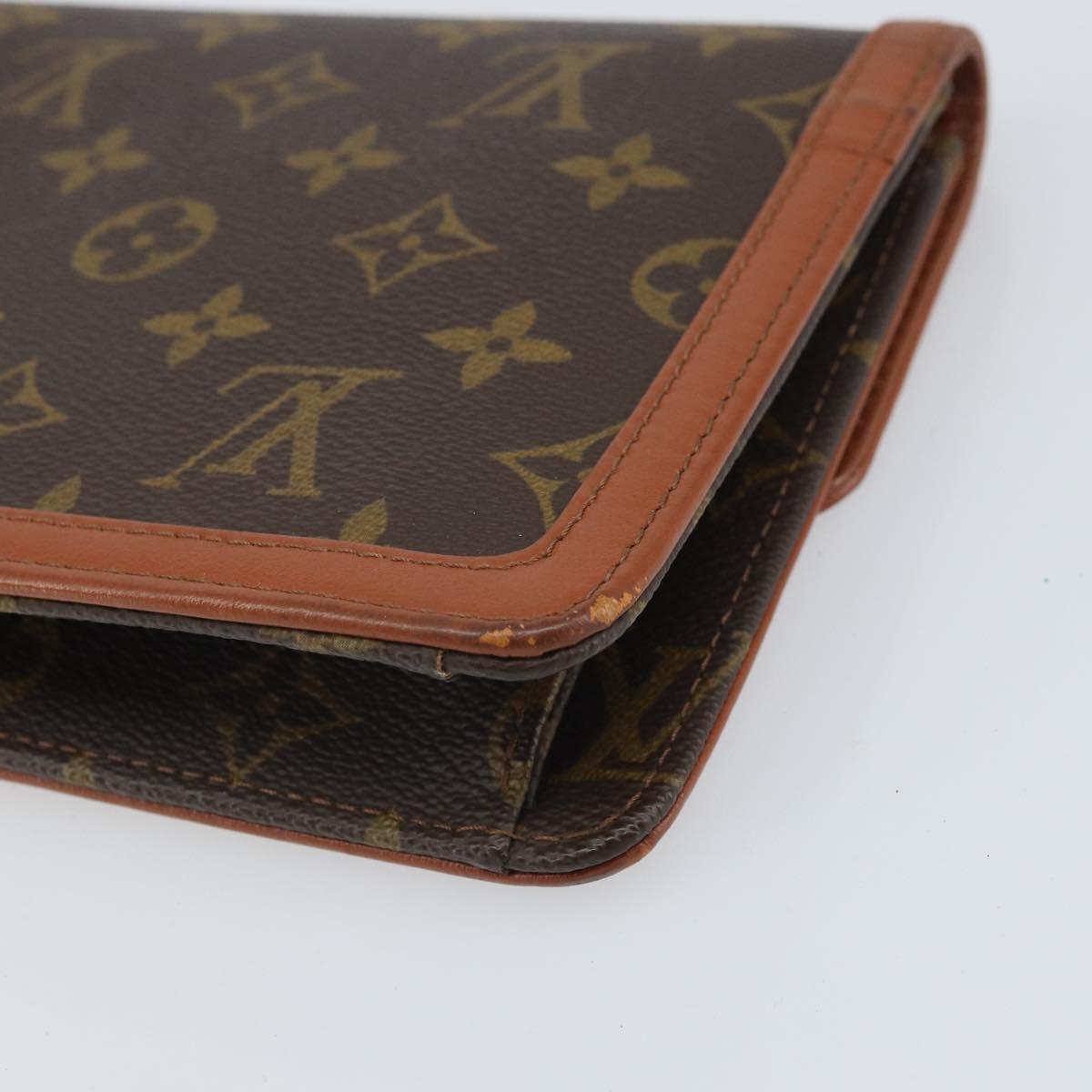 LOUIS VUITTON Monogram Pochette Dam PM Clutch Bag M51812 LV Auth ka2144