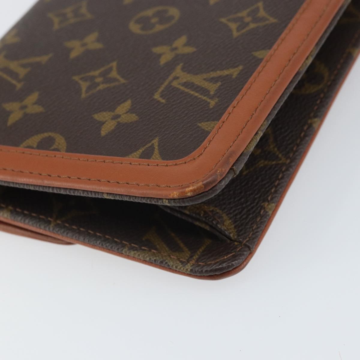 LOUIS VUITTON Monogram Pochette Dam PM Clutch Bag M51812 LV Auth ka2144