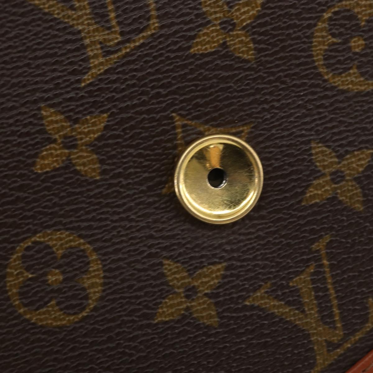 LOUIS VUITTON Monogram Pochette Dam PM Clutch Bag M51812 LV Auth ka2144