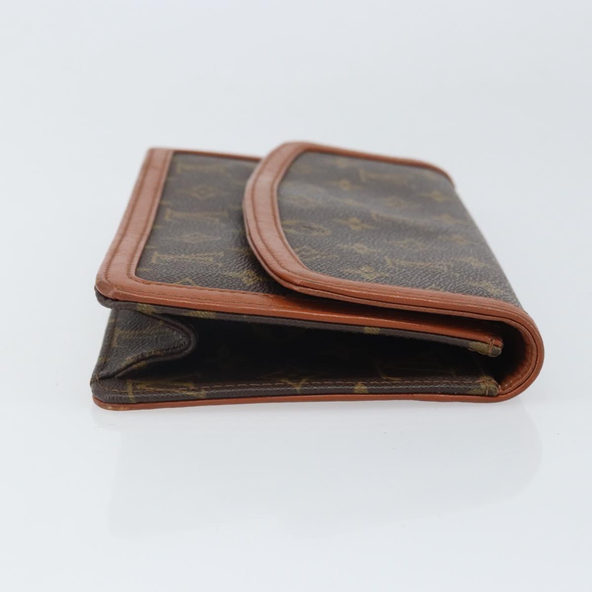 LOUIS VUITTON Monogram Pochette Dam PM Clutch Bag M51812 LV Auth ka2144
