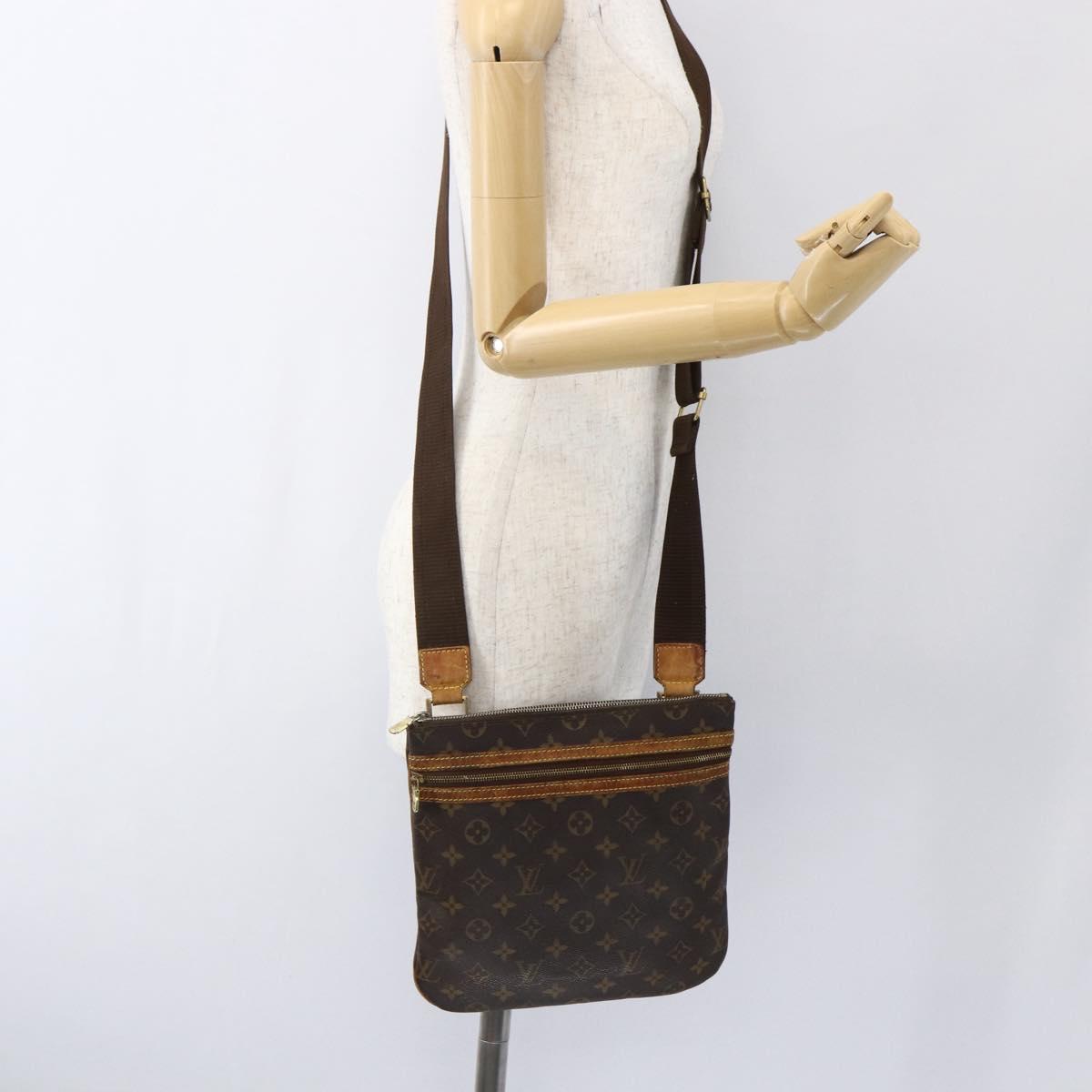 LOUIS VUITTON Monogram Pochette Bosphore Shoulder Bag M40044 LV Auth ka2151