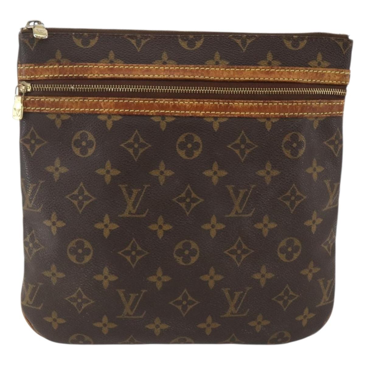 LOUIS VUITTON Monogram Pochette Bosphore Shoulder Bag M40044 LV Auth ka2151
